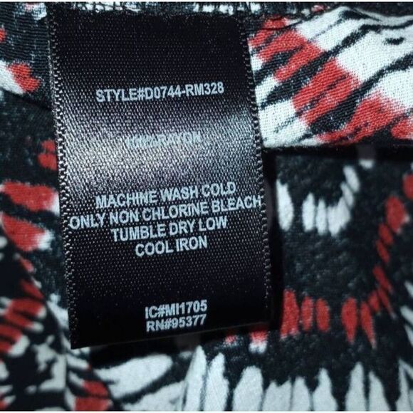 SANCTUARY BLACK, WHITE, & RED OFF-THE-SHOULDER DRESS SZ.M NWT - Picture 10 of 10